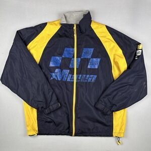 Vintage 90s Mecca Streetwear Windbreaker Jacket 99/000 Hip Hop Large